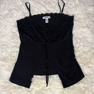 Q&A Black Lace Women's Camisole